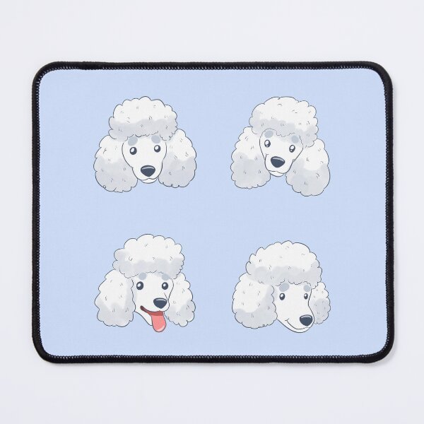 Item preview, Cute cartoon white poodle face pack designed and sold by Yaragold.