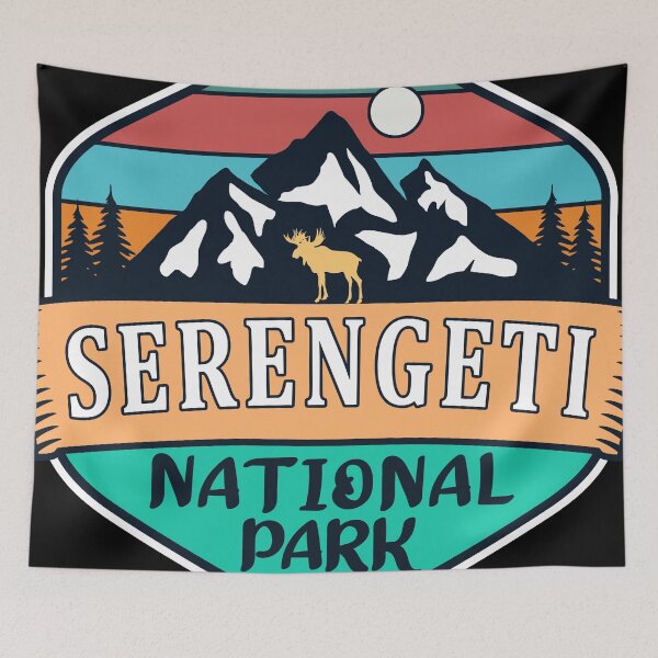 Item preview, Serengeti National Park-Vintage designed and sold by nature-space.