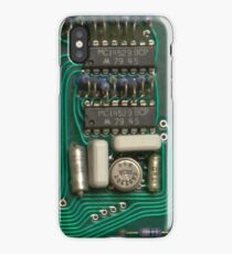 Circuit - recycling old electronics iPhone Case