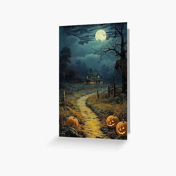 Item preview, Sleepy Farmhouse - Halloween Art designed and sold by SlayerOfKings.