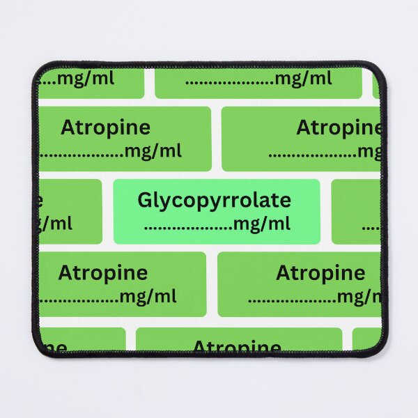 Item preview, Anesthesia Green Label for Anaesthetist designed and sold by The Remi Reserve.