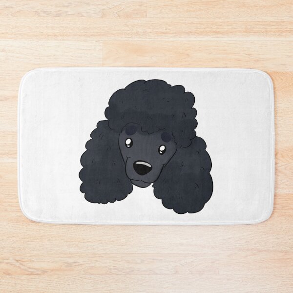 Item preview, Cute black poodle head  designed and sold by Yaragold.