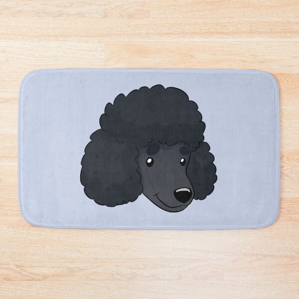 Item preview, Cute black poodle face designed and sold by Yaragold.