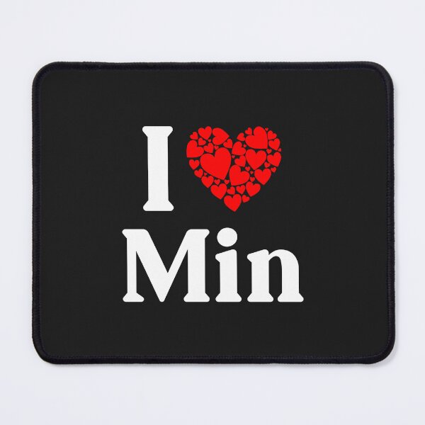 Item preview, Min Heart - I Love Min designed and sold by MiraclePitts.