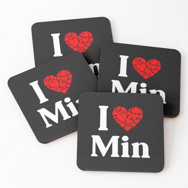 Item preview, Min Heart - I Love Min designed and sold by MiraclePitts.
