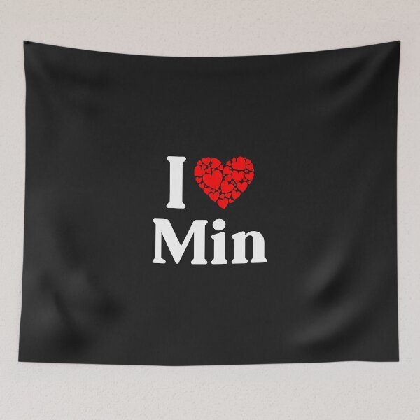 Item preview, Min Heart - I Love Min designed and sold by MiraclePitts.