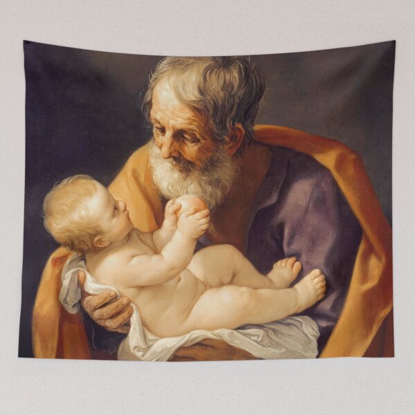 Artikelvorschau, Guido Renis intime Darstellung des Heiligen Josef entworfen und verkauft von TheSoulOfArt.