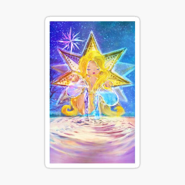 Star compass wayfinder Tarot Sticker