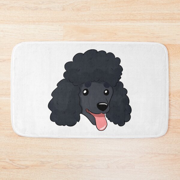 Item preview, Cute black poodle face designed and sold by Yaragold.