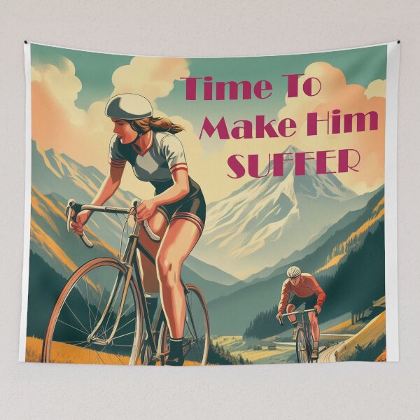 Item preview, Time To Make Him Suffer Cycling designed and sold by Esskay Designs.