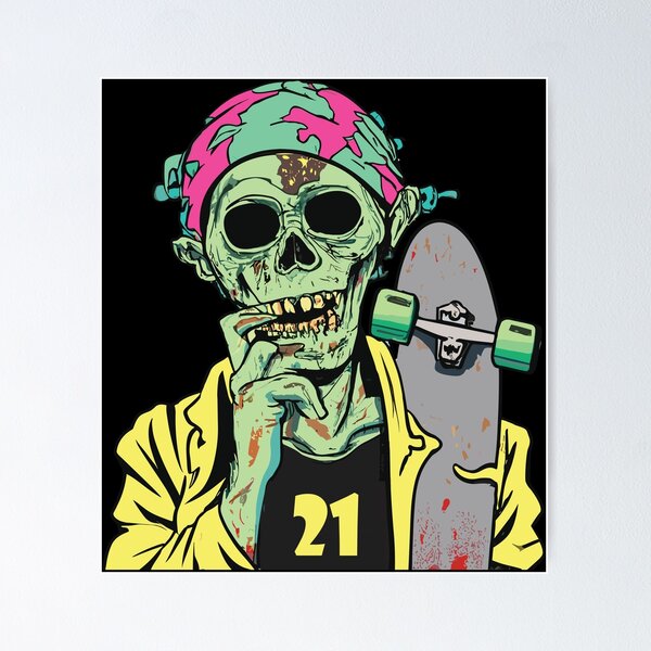 Item preview, Skate Is My Life Skeleton Style  designed and sold by limos.