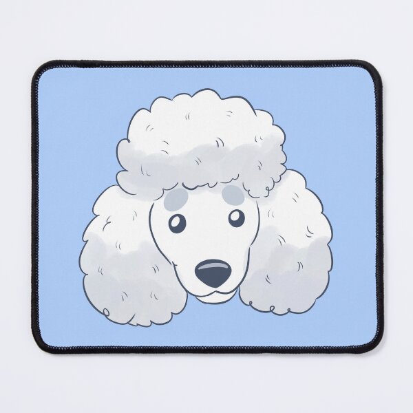 Item preview, Cute white poodle dog face designed and sold by Yaragold.