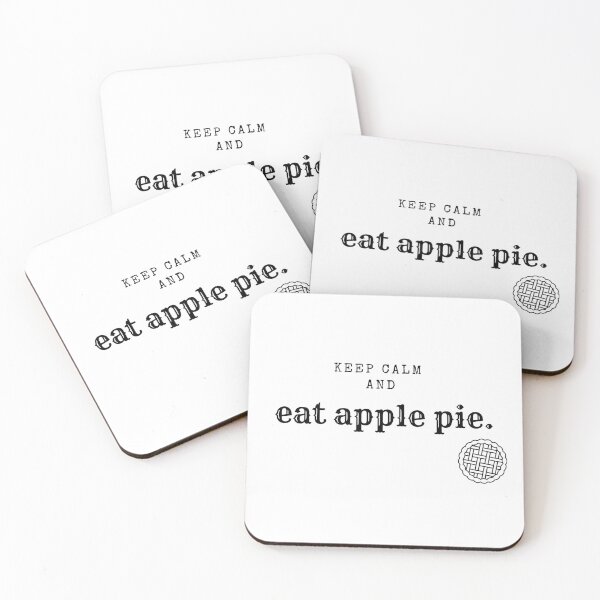 Item preview, Keep Calm And Eat Apple Pie  designed and sold by Sena KURUÇAY.