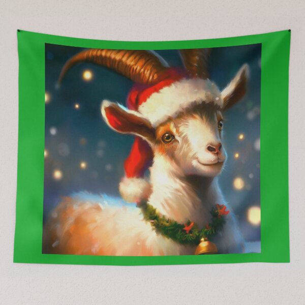 Item preview, Christmas Goat 2 designed and sold by CrankyOldDude.
