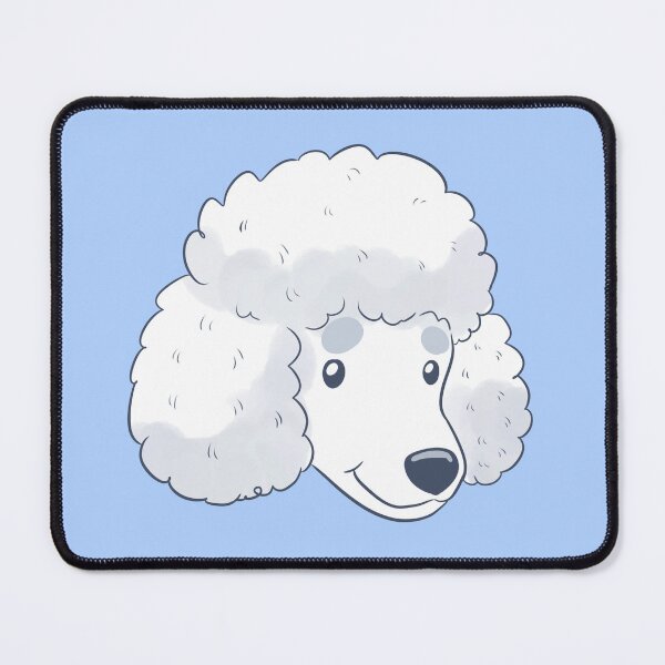 Item preview, Cute white poodle dog face designed and sold by Yaragold.