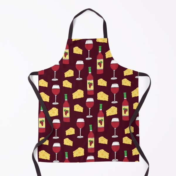 Item preview, Wine and Cheese Pattern designed and sold by HotHibiscus.