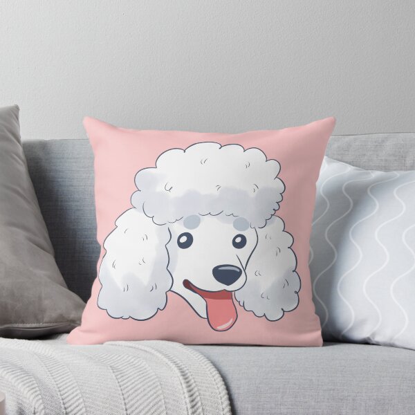 Item preview, Cute white poodle dog face  designed and sold by Yaragold.