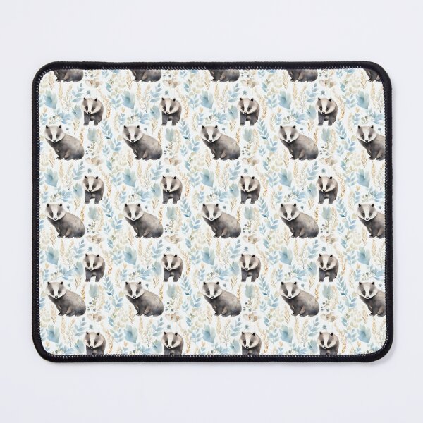 Item preview, Untamed Grace: A Majestic Badger Portrait in Watercolor designed and sold by qoodesignstudio.