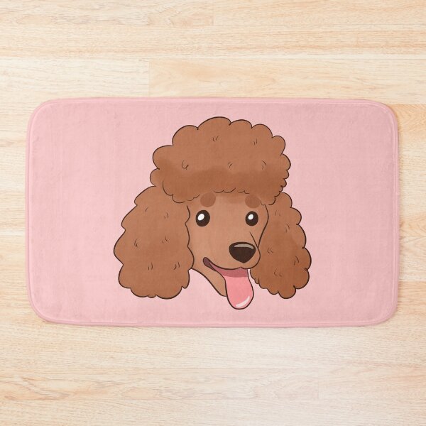 Item preview, Cute brown poodle face designed and sold by Yaragold.
