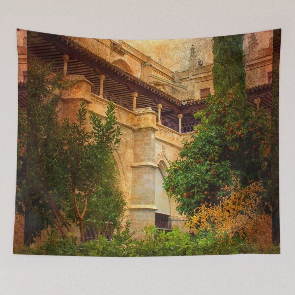 Item preview, catedral de toledo. claustro.jardim designed and sold by Tereza Pilar  Art.