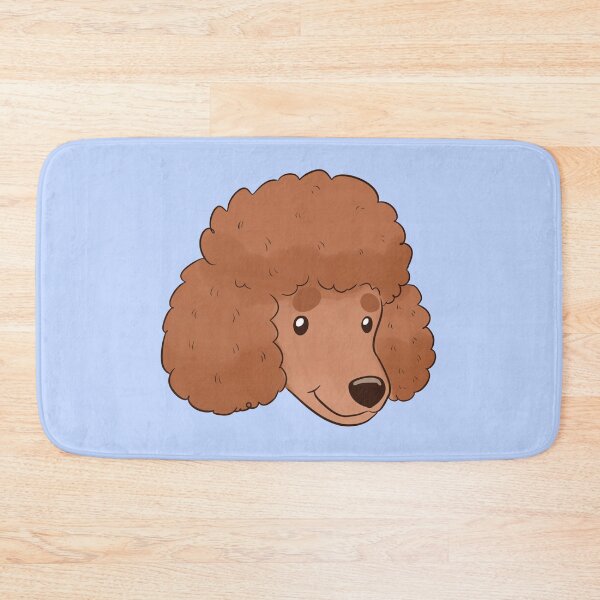 Item preview, Cute brown poodle face designed and sold by Yaragold.