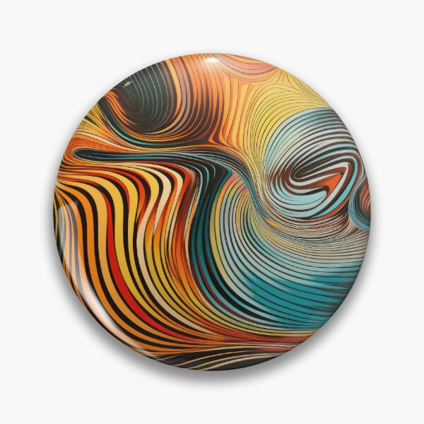 Artikelvorschau, Abstrakte Wirbel in den Farben der 70er Jahre entworfen und verkauft von MysticMarble.