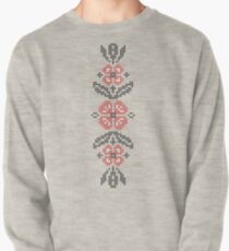 Cross-stitch embroidery in Ukrainian folk style, 02 Pullover
