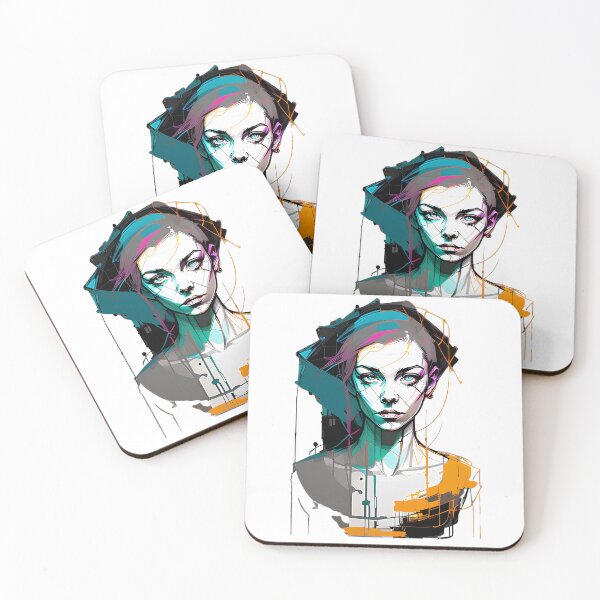 Item preview, Artist William Turner; Abstract Portrait; Aurora designed and sold by TheAbayArt.