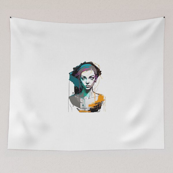 Item preview, Artist William Turner; Abstract Portrait; Aurora designed and sold by TheAbayArt.