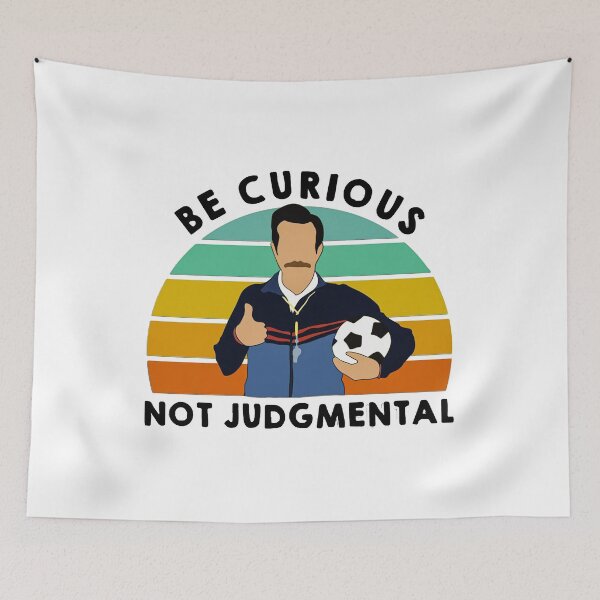 Item preview, Funny Be Curious Not Judgemental Gym Quote - Motivational Workout Fitness Inspirational Quote designed and sold by Jesticker.