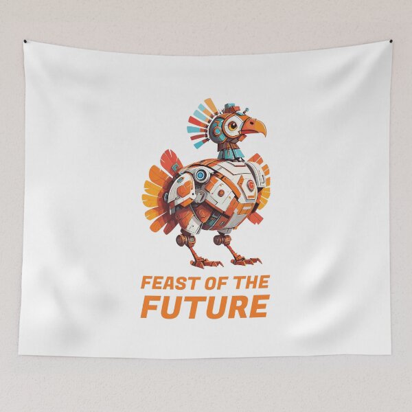 Item preview, Robot turkey. Feast of the future. designed and sold by twisted-dot.