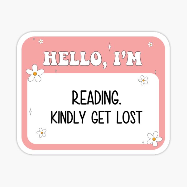 In My Bookish Era Sticker Book Lover Gift Reading Journal Stickers Bookish  Kindle Sticker Teacher Sticker Sticker for Sale by SouQ-Art