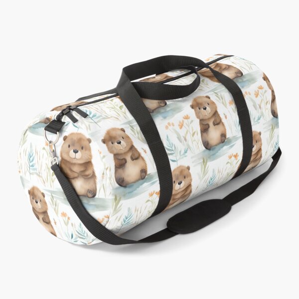 Item preview, Masters of Adaptation: A Dynamic Beaver Portrait in Watercolor designed and sold by qoodesignstudio.