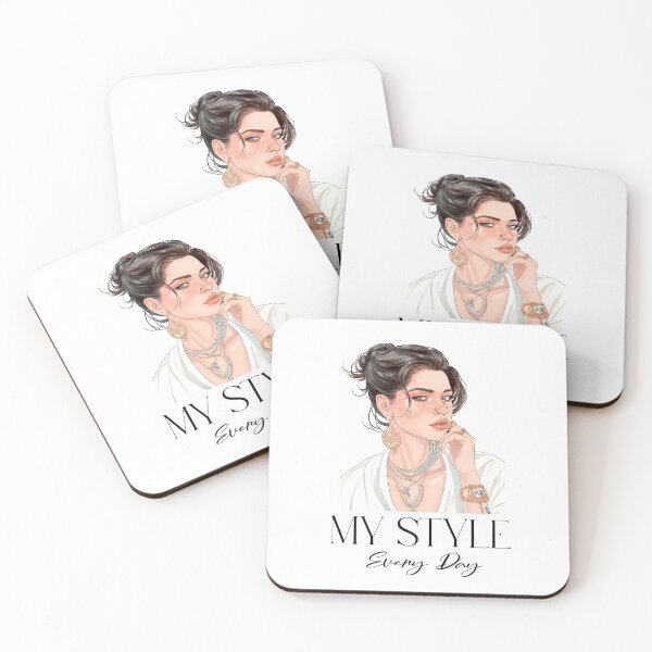 Item preview, My style every day.Girl in a stylish look and jewelry. designed and sold by Anastasiia Yurevych.