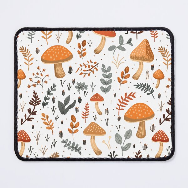 Item preview, Cute Floral Mushroom Pattern designed and sold by Minima-Vulpes.