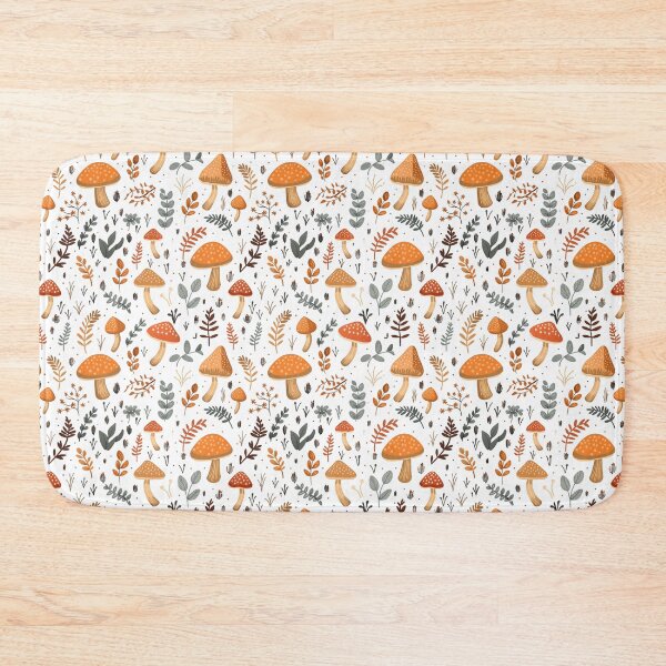 Item preview, Cute Floral Mushroom Pattern designed and sold by Minima-Vulpes.