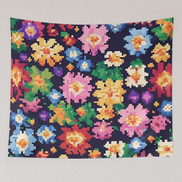 Item preview, Low Pixel Flower designed and sold by SeamCraft.