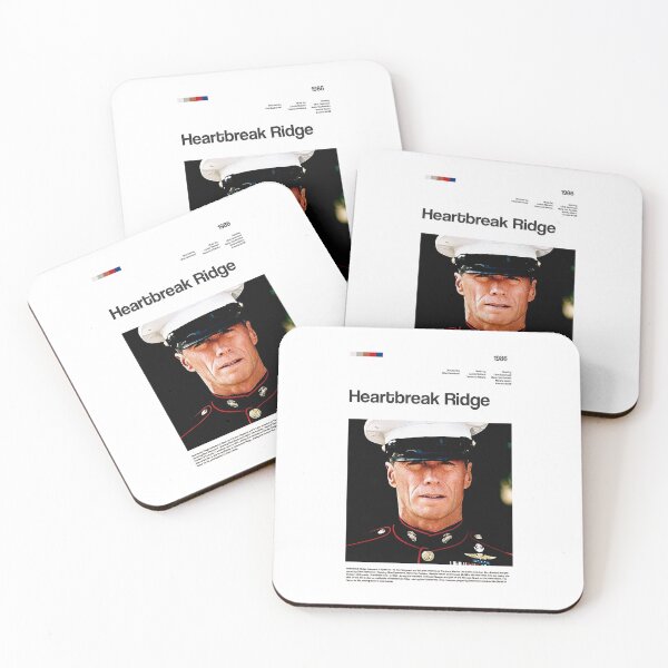 Item preview, Heartbreak Ridge movie poster designed and sold by paulrommer.