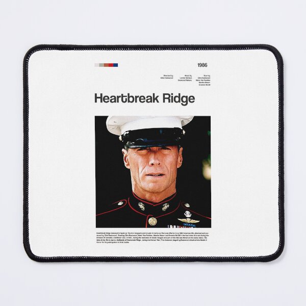 Item preview, Heartbreak Ridge movie poster designed and sold by paulrommer.