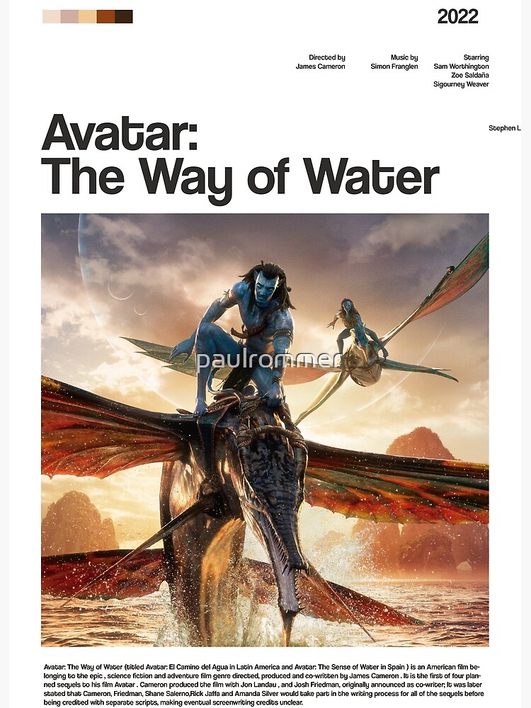 Avatar Canvas Movie Poster Wall Print Semi Gloss 24x36 New Various outlet Sizes