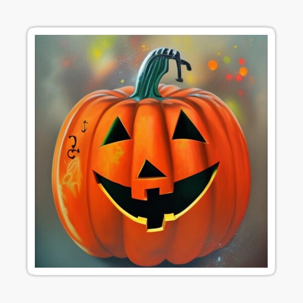 Halloween Pumpkin Sticker