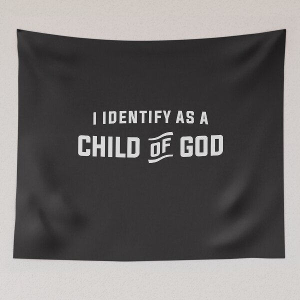 Item preview, I Identify As A Child Of God Christian Funny designed and sold by cidolopez.