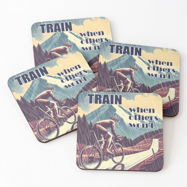 Item preview, Train When Others Won't Cycling designed and sold by Esskay Designs.