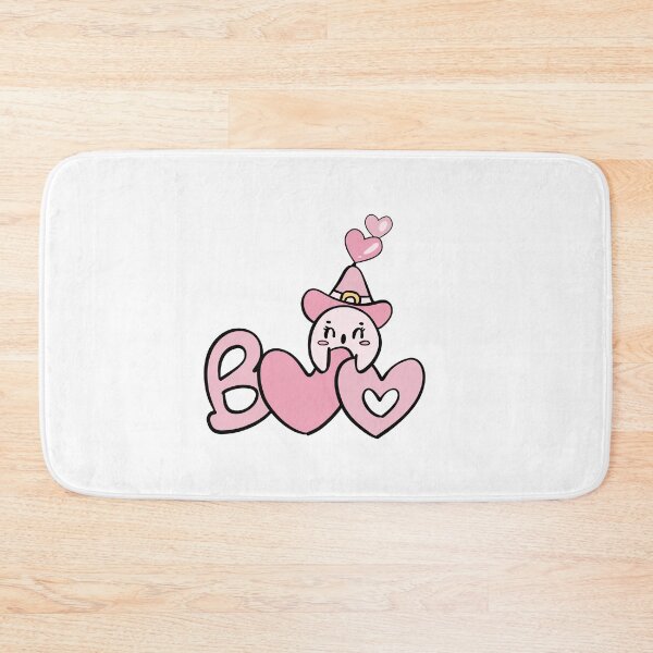 Item preview, Adorable pink ghost saying boo for halloween designed and sold by noneko04.