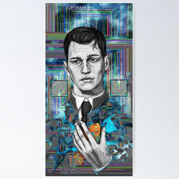 Connor RK800 Poster DETROIT BECOME HUMAN – Mitgard Store