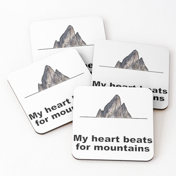 Item preview, My heart beats for mountains designed and sold by Ben3842.
