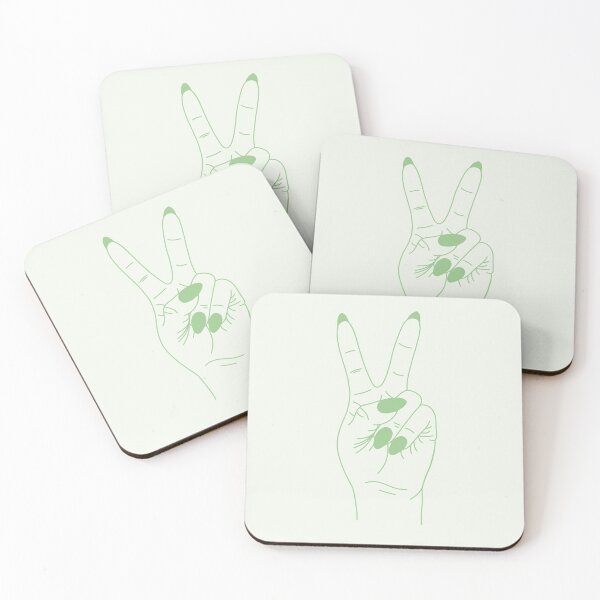 Item preview, Green Peace Fingers designed and sold by KindCow.