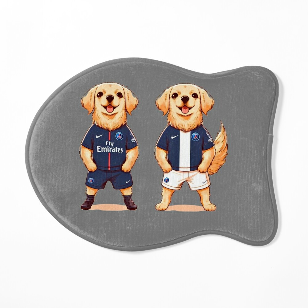 Dog, football player, Paris Saint-Germain club team Poster for Sale by  jannapat