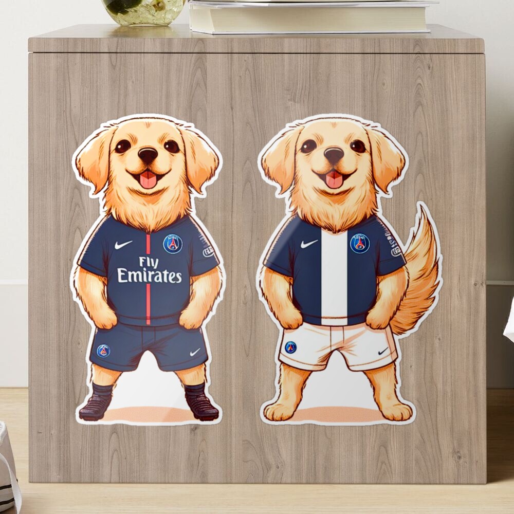 Dog, football player, Paris Saint-Germain club team Poster for