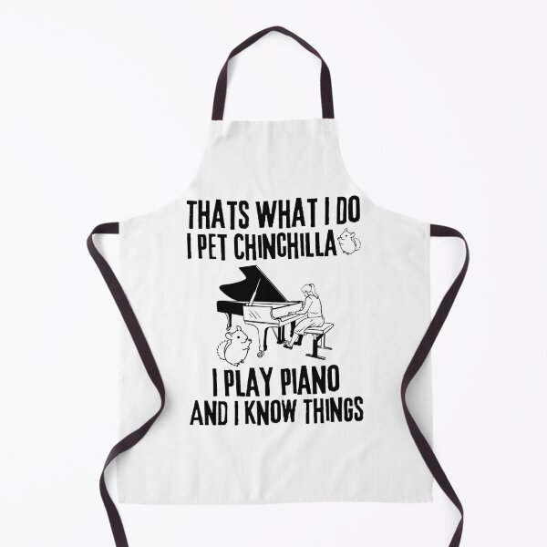 Item preview, Beautifull Chinchillas Lover Play Piano And Know Things, Clean Small Pets Funny Quote designed and sold by Thevulcano.